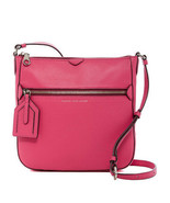 Marc Jacobs Bag Globetrotter Crossbody Begonia Leather New $298 - $196.02
