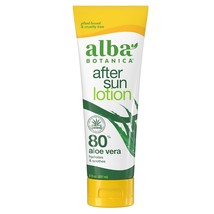 Alba Botanica Aloe Vera Lotion for Skin- Soothing After Sun Treatment for Face a - £12.01 GBP