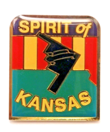 Spirit of Kansas Stealth Bomber Pin B-2 USAF Whiteman AFB Military Aviat... - $239.62 MXN