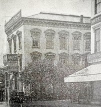 7th Street Carriage Washington DC 1889 Johnstown Flood Victorian Print D... - $24.99