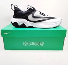 Nike Giannis Immortality 3 Shoes Mens Size 9 White Black Basketball  DZ7... - $74.79