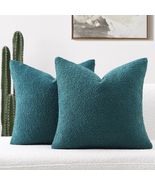FUTEI Teal Green Decorative Throw Pillow Covers 16x16 Inch Pack of 2 - $312.69 MXN FUTEI Teal Green Decorative Throw Pillow Covers 16x16 Inch Pack of 2 - $312.69 MXN