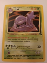 Pokemon 1999 Fossil Series Muk 28 / 62 NM Single Trading Card - $9.99