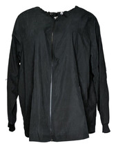 Isaac Mizrahi Live! Soho Hooded Jacket (Pitch Black, X-Large) A485818 - $18.30