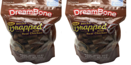 (2-PACK) DreamBone Mini Sticks Wrapped with Real Chicken - 40 Sticks each - $39.00