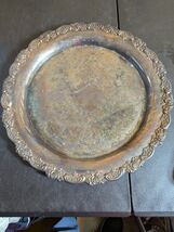 = Vintage Oneida Webster Wilcox Silver Platter Platter 15-1/4" Diameter - $48.51
