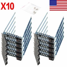 10PCS 2.5" HDD Tray Caddy for Dell R640 R740XD R940 R740 GEN14 POWEREDGE Server - £90.11 GBP