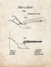 Plow Patent Print - Old Look - £6.23 GBP+