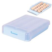 Egg Refrigerator Storage Holder Egg Plastic Organizer Box Food Fresh Storage - £16.74 GBP