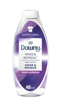 Downy RINSE &amp; REFRESH Odor Remover and Fabric Softener, Fresh Lavender, ... - £19.48 GBP