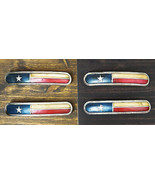 Set Of 4 Western Texas Lone Star Flag Drawer Cabinet Door Bar Pull Knobs... - £24.48 GBP