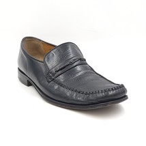 Tasso Elba Men Slip On Moc Toe Horse Bit Loafers Size US 11.5D Black Leather - £14.23 GBP