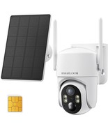 No WIFI Security Camera No Internet Needed 4G LTE Cellular Security Came... - $129.46