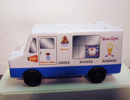 Mr. Softee ice cream truck bank-A Great Gift and serves as a savings bank too!!! - £11.61 GBP