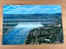 Vintage Postcard, Grand Coulee Dam, Washington, Columbia River, Grand Coulee - $4.75