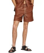 Shorts Leather Mens Pant Genuine Soft New Natural Causal Wear Men Short ... - $2,042.06 MXN+