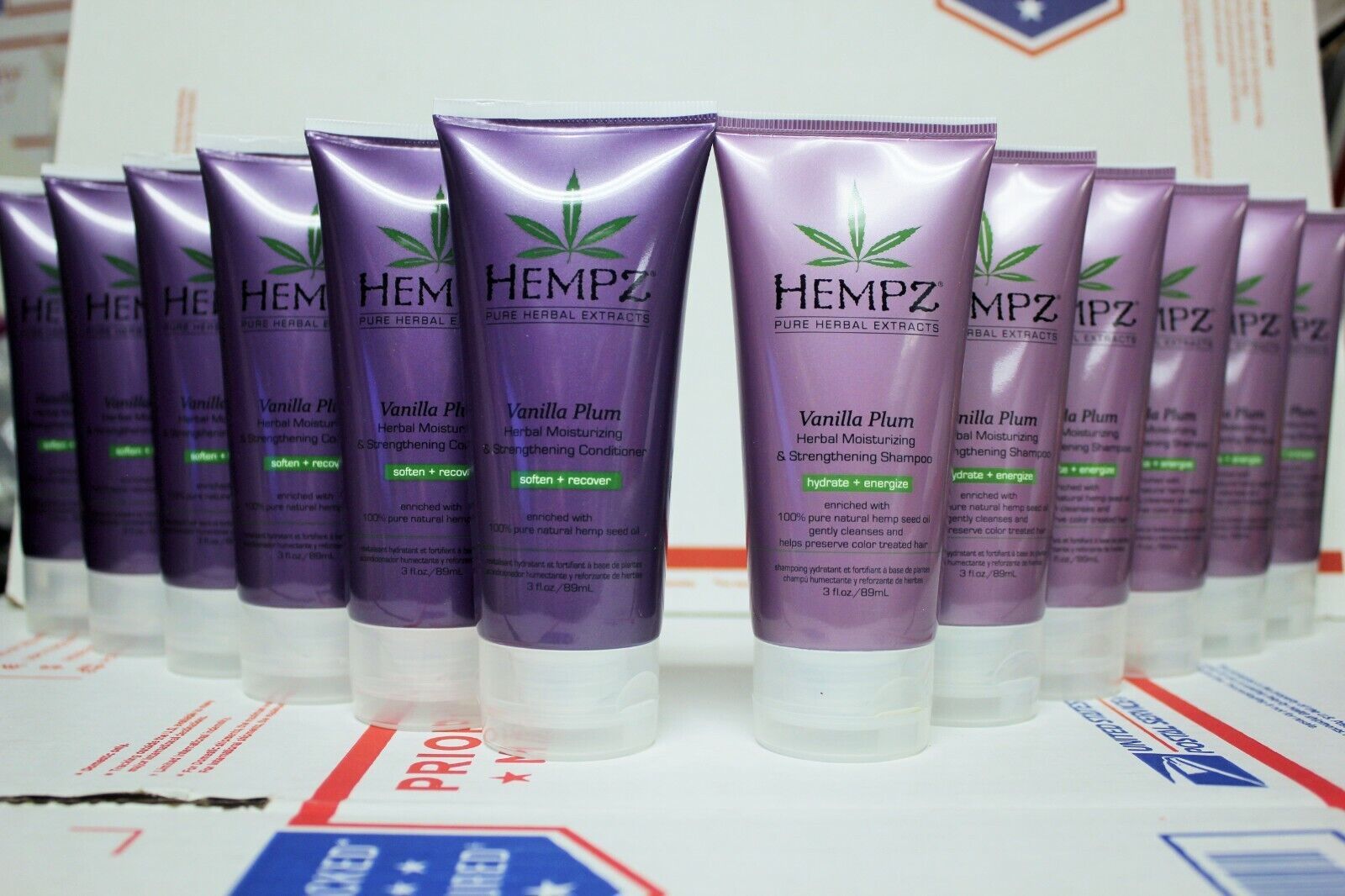HEMPZ~VANILLA PLUM~SHAMPOO &amp; CONDITIONER~Hair Moisturizer~Natural Hemp S... - $12.97+