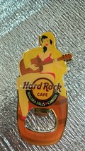 Hard Rock Cafe Niagara Falls Canada Girl on Barrel bottle opener fridge magnet - £31.62 GBP