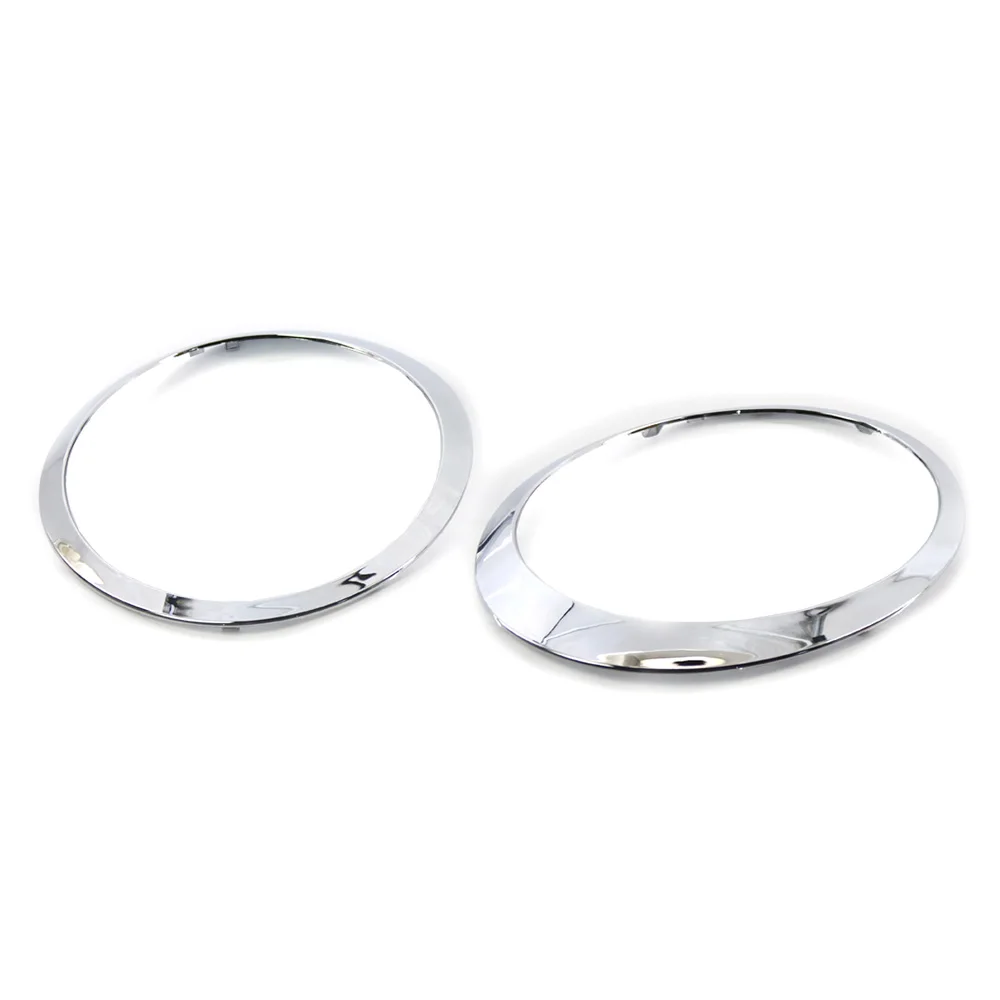 ABS Chrome Silver Headlight Trim Ring Cover For BMW Mini Cooper 2007-2015 R55 - £36.68 GBP