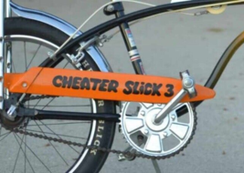 1 Sticker - Black Cheater Slick 3 Bicycle Decal Fits Huffy Muscle Bike - £15.68 GBP