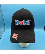 Mobile Oil Pegasus Logo Embroidered Ball Cap Lightweight Strapback Black... - £16.89 GBP