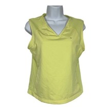 Athletic Works Womens Sleeveless Yellow Mesh Performance Top Size Medium - $258.83 MXN