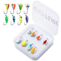 Goture Tungsten Jig 8pcs/lot Ice Fishing Lure Set Fast Sink Jig Jigging 1-1.4g F - £54.93 GBP