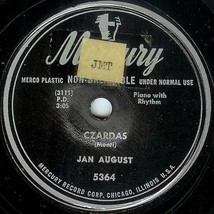 Mercury 78 #5364 - Jan August piano - &quot;Czardas&quot; &amp; &quot;Wunderbar&quot; - £3.12 GBP