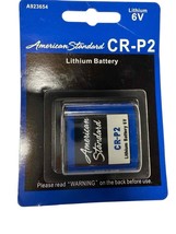 NEW American Standard CR-P2 6V Lithium Battery A923654 - $24.74