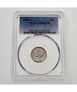 1936-S 10C Mercury Dime Graded by PCGS as MS66FB Full Bands! - $4,684.61 MXN