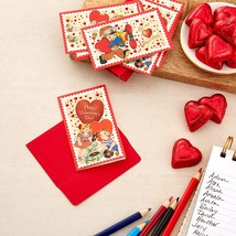 Mini Valentines Day Cards Assortment, 18 Cards with Envelopes (Vintage, Be My Va - £14.94 GBP