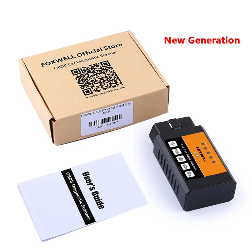 Well FW601 Universal OBD2 Wifi ELM327 V 1.5 PIC18F25K80 Scanner For Android /IOS - £51.53 GBP