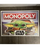 Monopoly Star Wars The Mandalorian Baby Yoda Board Game Hasbro Gaming - $24.99