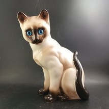 Siamese Cat Porcelain Korean 9&quot; Tall, Rare And MCM, OBO - $1,220.11 MXN