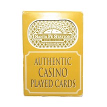 Genuine Santa Fe Station Hotel & Casino Playing Cards Used in Actual Play Sealed - £19.88 GBP