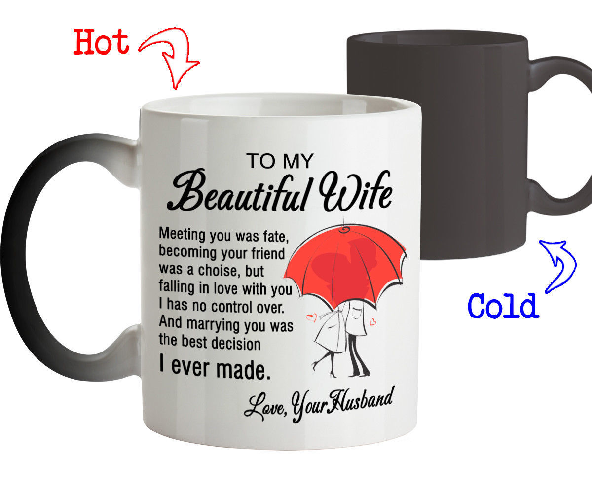Coffee Mug Love Gift for Wife Marrying you was the Best Decision I Ever Made