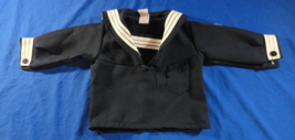 Baby Toddler Us Navy Black White Cracker Jack Uniform Jumper Shirt Costume 2T - £16.42 GBP