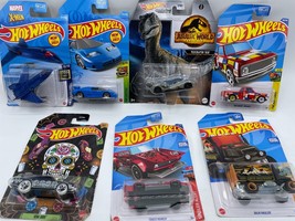 Hot Wheels New Sealed Car Lot X-Men Blackbird Jurassic World Bugatti Che... - £7.56 GBP