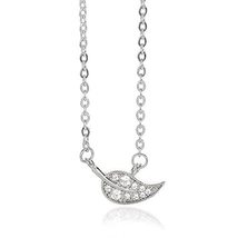 Tiny leaf necklace,leaf necklace,gold leaf necklace,leaf pendant,silver leaf nec - £19.98 GBP
