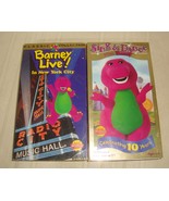 Barney Live In New York City Sing Along Songs/Sing &amp; Dance W Barney Lot ... - $25.53 CAD