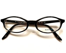 Designer Original Ralph Lauren 611 Plastic Black Eyeglasses Made In Italy - £68.82 GBP