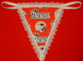 New Womens NEW ENGLAND PATRIOTS NFL Gstring Thong Lingerie Panties Under... - £14.93 GBP