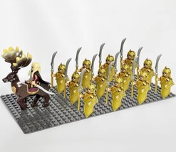Elf Guards VS Orcs Half Beast Human Army Azog Solider Minifig T5047 no P... - $23.99