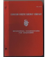 CPR Canadian Pacific Railway Mechanical Examinations For Enginemen 1959 - $14.16