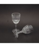 Vtg Mikasa Crystal Old Dublin Set of 2 Wine Goblet Glass 6 1/2&quot; Disconti... - €28,45 EUR