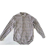 Lacoste Men Button Down Shirt check plaid size M - $24.00