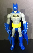 2011 Mattel Batman Power Attack Twin Blades Batman Action Figure Blue Cape - £4.63 GBP