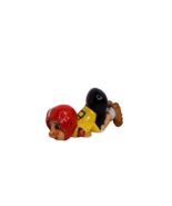 Vintage Norcrest Japan Football Figurine Ceramic Yellow Jersey - €51,57 EUR