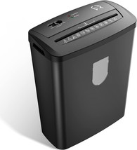 Paper Shredder For Home And Office Use: 8-Sheet Crosscut Paper, Gal Wastebasket. - £50.69 GBP