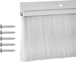 TMH Door Brush Seal - 3 Inch Long Brush Sweep - 36 Inch Door Sweep, Alum... - £40.80 GBP